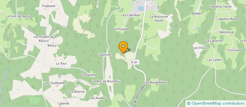 localisation de l'entreprise SCI LOCOMER à FLEURAC