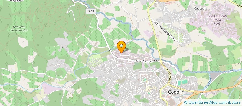 localisation de l'entreprise SCI LOCOPRO  COGOLIN