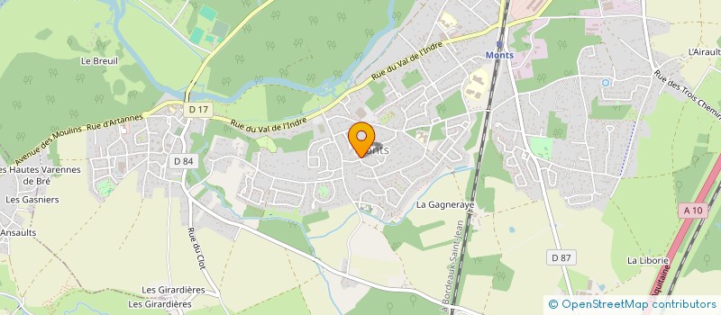 localisation de l'entreprise SCI LOCOPRO  MONTS