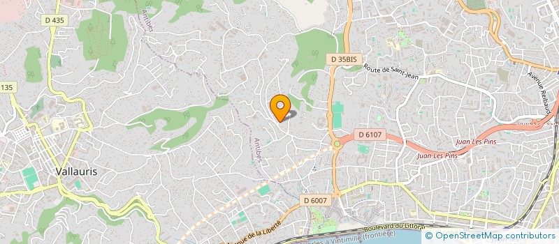 localisation de l'entreprise SCI LOCOVAR à ANTIBES