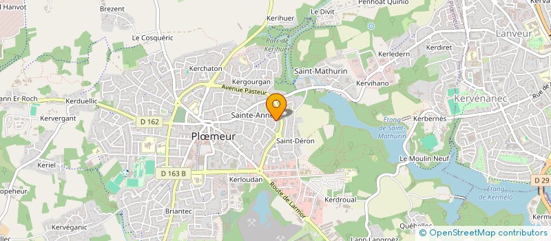 localisation de l'entreprise SCI LOCQUE à PLOEMEUR