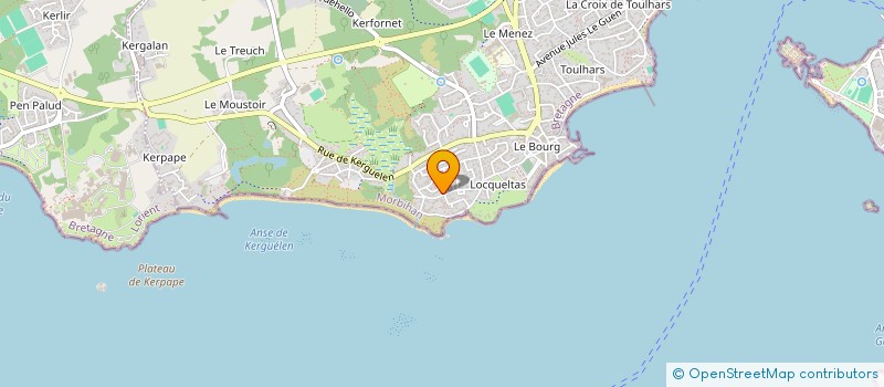 localisation de l'entreprise SCI LOCQUELTAS  LARMOR-PLAGE