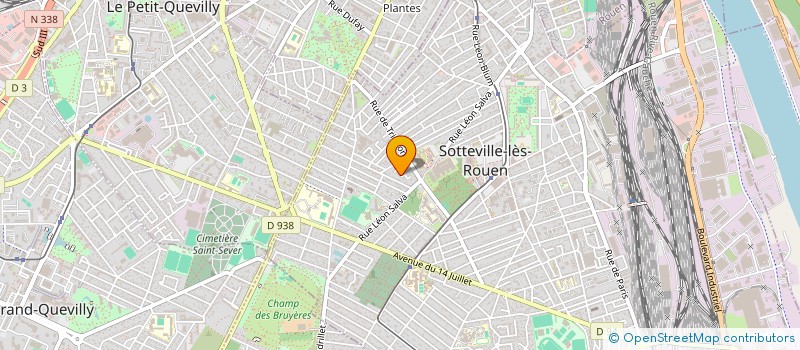 localisation de l'entreprise SCI LOCRIBA  SOTTEVILLE-LES-ROUEN