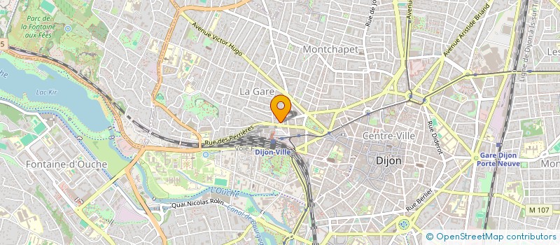 localisation de l'entreprise SCI LOCRIBIN à DIJON