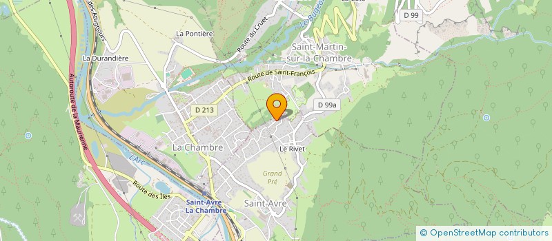 localisation de l'entreprise SCI LOCS  LA CHAMBRE