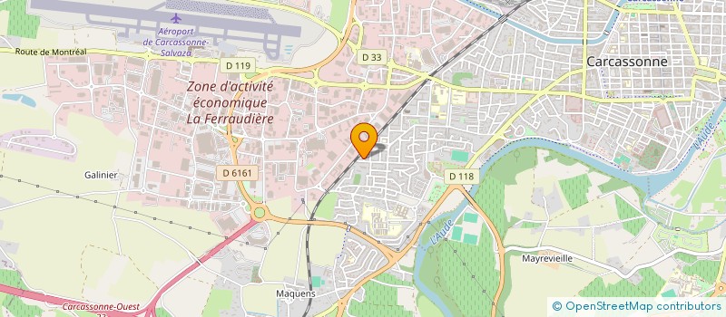 localisation de l'entreprise SCI LOCSUD à CARCASSONNE