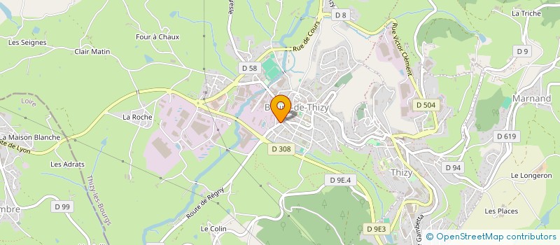 localisation de l'entreprise SCI LOCTHY  THIZY-LES-BOURGS