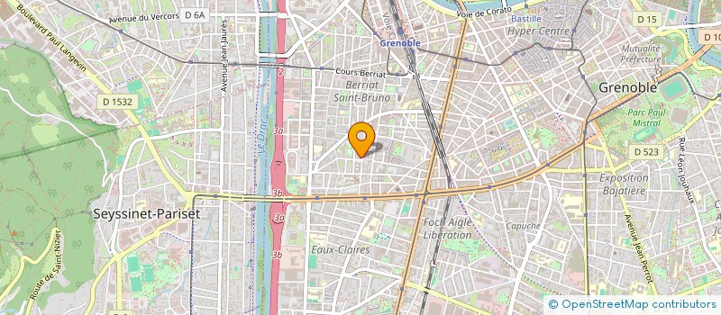 localisation de l'entreprise SCI LOCVIZ  GRENOBLE