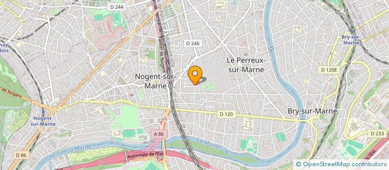 localisation de l'entreprise SCI LODAM INVEST  LE PERREUX-SUR-MARNE