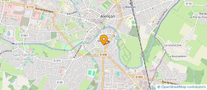 localisation de l'entreprise SCI LODANE à ALENCON
