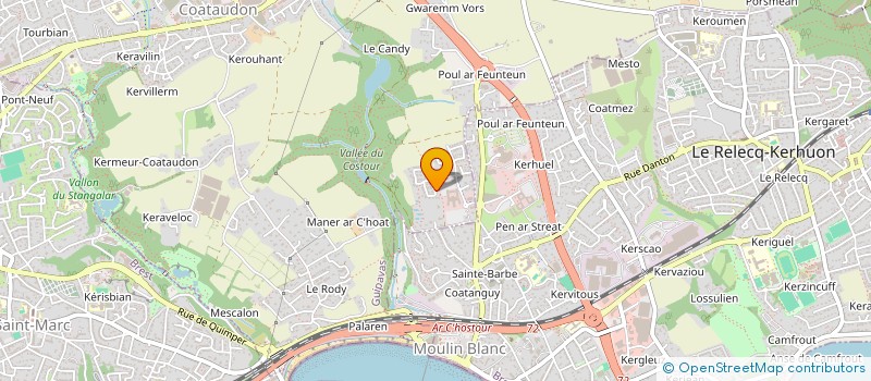 localisation de l'entreprise SCI LODANIC  GUIPAVAS