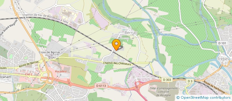 localisation de l'entreprise SCI LODAPA  BERRIAC