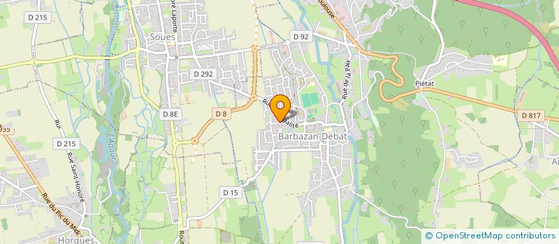 localisation de l'entreprise SCI LODE  BARBAZAN-DEBAT