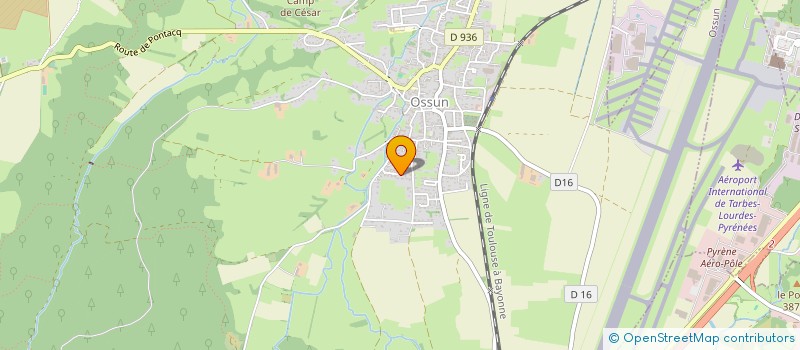 localisation de l'entreprise SCI LODGE  OSSUN
