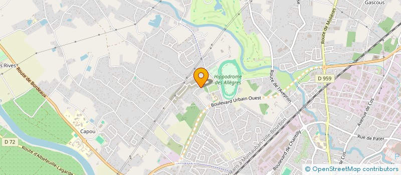 localisation de l'entreprise SCI LODIDOULO  MONTAUBAN