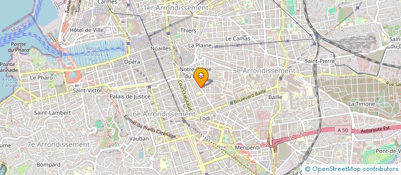 localisation de l'entreprise SCI LODIMMO  MARSEILLE