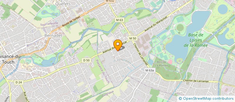 localisation de l'entreprise SCI LODRUS  TOURNEFEUILLE