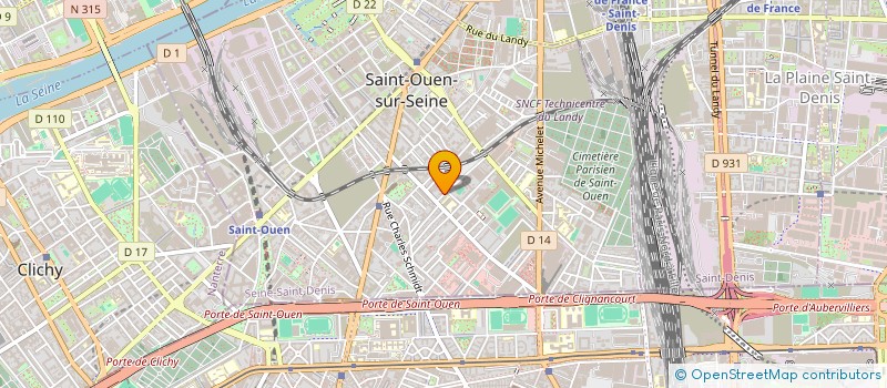 localisation de l'entreprise SCI LODS  SAINT-OUEN-SUR-SEINE