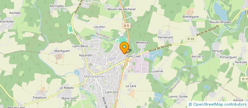 localisation de l'entreprise SCI LODY  MERLEVENEZ