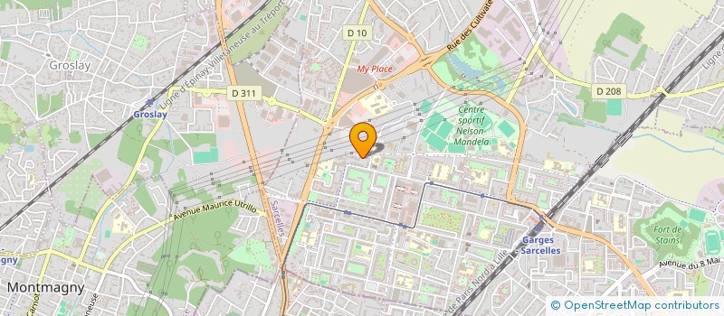 localisation de l'entreprise SCI LOE à SARCELLES