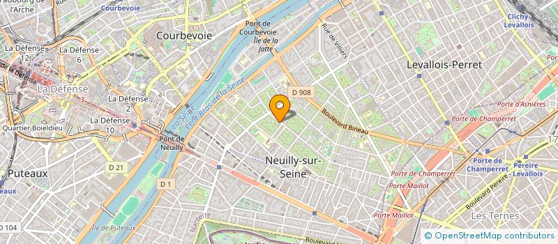 localisation de l'entreprise SCI LOEB à NEUILLY-SUR-SEINE