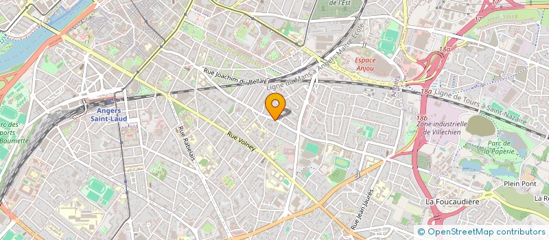 localisation de l'entreprise SCI LOEFIL à ANGERS