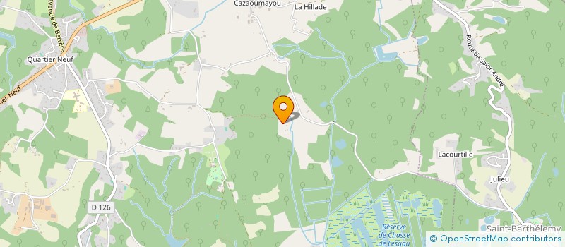 localisation de l'entreprise SCI LOEILLET  SAINT-MARTIN-DE-SEIGNANX