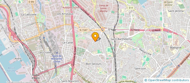 localisation de l'entreprise SCI LOELEO à MARSEILLE