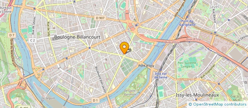 localisation de l'entreprise SCI LOEMA à BOULOGNE-BILLANCOURT