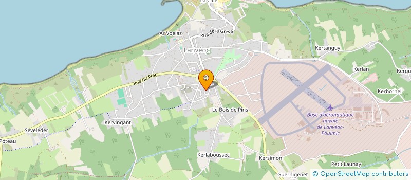 localisation de l'entreprise SCI LOETIN  LANVEOC