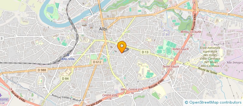 localisation de l'entreprise SCI LOETY à ALBI