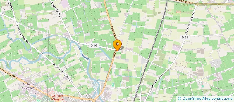 localisation de l'entreprise SCI LOEVA  CAVAILLON