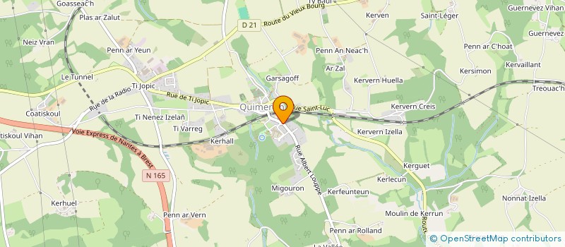 localisation de l'entreprise SCI LOEVANNAY  PONT-DE-BUIS-LES-QUIMERCH