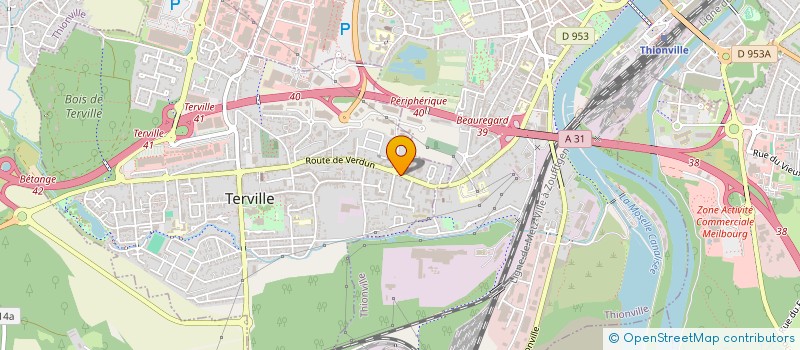 localisation de l'entreprise SCI LOEVERDUN  TERVILLE