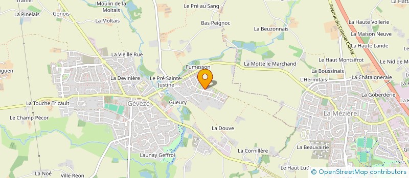 localisation de l'entreprise SCI LOFOTEN  GEVEZE