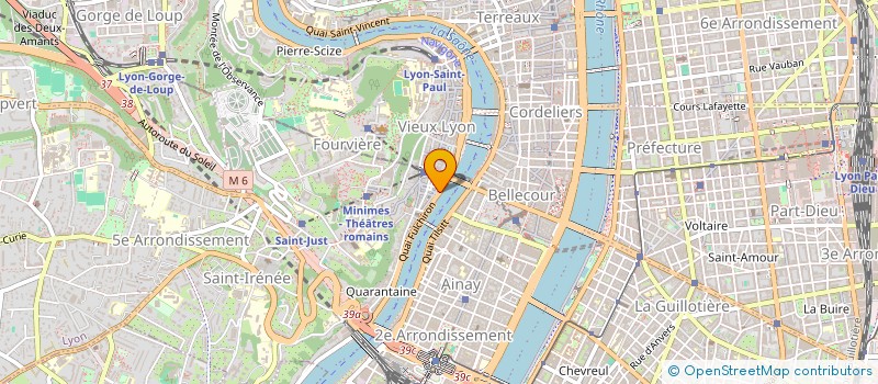 localisation de l'entreprise SCI LOFREG  LYON