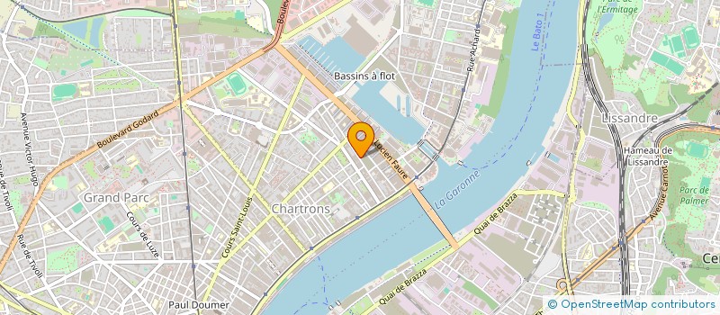 localisation de l'entreprise SCI LOFT 244  BORDEAUX