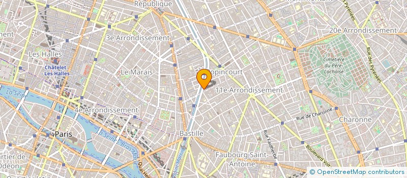 localisation de l'entreprise SCI LOFT  PARIS