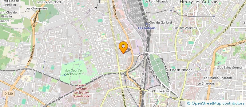 localisation de l'entreprise SCI LOFT 63 à ORLEANS