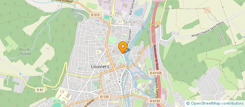 localisation de l'entreprise SCI LOFT à LOUVIERS