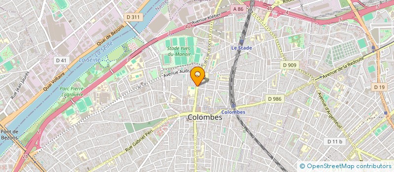 localisation de l'entreprise SCI LOFT ESPACE  COLOMBES