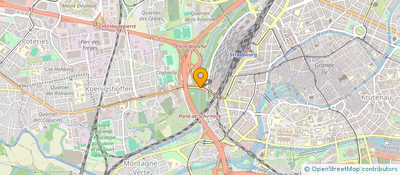 localisation de l'entreprise SCI LOFT STRASBOURG  STRASBOURG