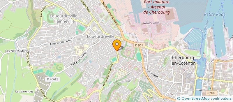 localisation de l'entreprise SCI LOFT6 à CHERBOURG-EN-COTENTIN