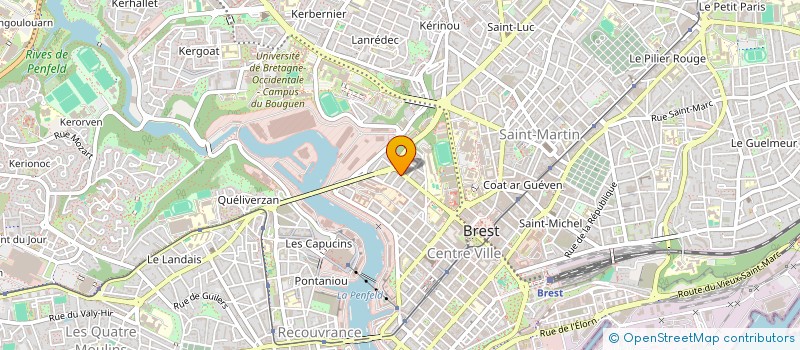 localisation de l'entreprise SCI LOG-DEF  BREST