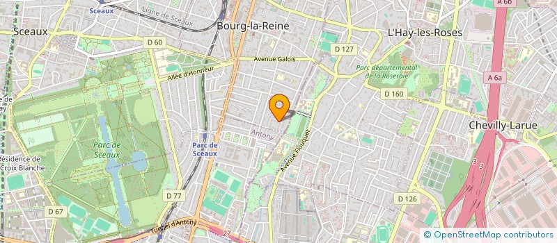 localisation de l'entreprise SCI LOG H + à BOURG-LA-REINE