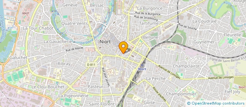 localisation de l'entreprise SCI LOGALOC PRO  NIORT
