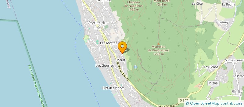 localisation de l'entreprise SCI LOGAN  VEYRIER-DU-LAC