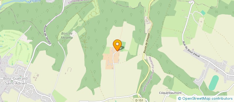 localisation de l'entreprise SCI LOGAPHANE  BOSC-GUERARD-SAINT-ADRIEN