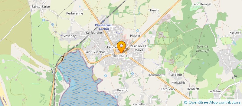 localisation de l'entreprise SCI LOGAWR  PLOUHARNEL