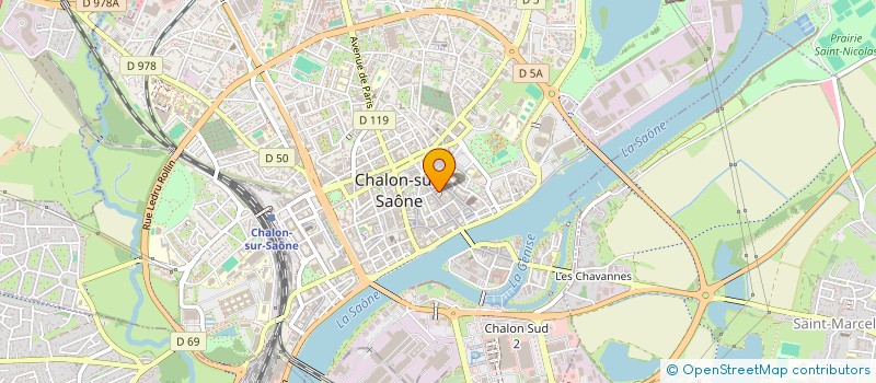 localisation de l'entreprise SCI LOGE PROGRES EGALITE à CHALON-SUR-SAONE